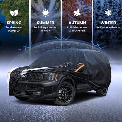 Multi Layer Car Cover Custom Fit for Kia Telluride (Custom fit Kia Telluride / SUV car cover)