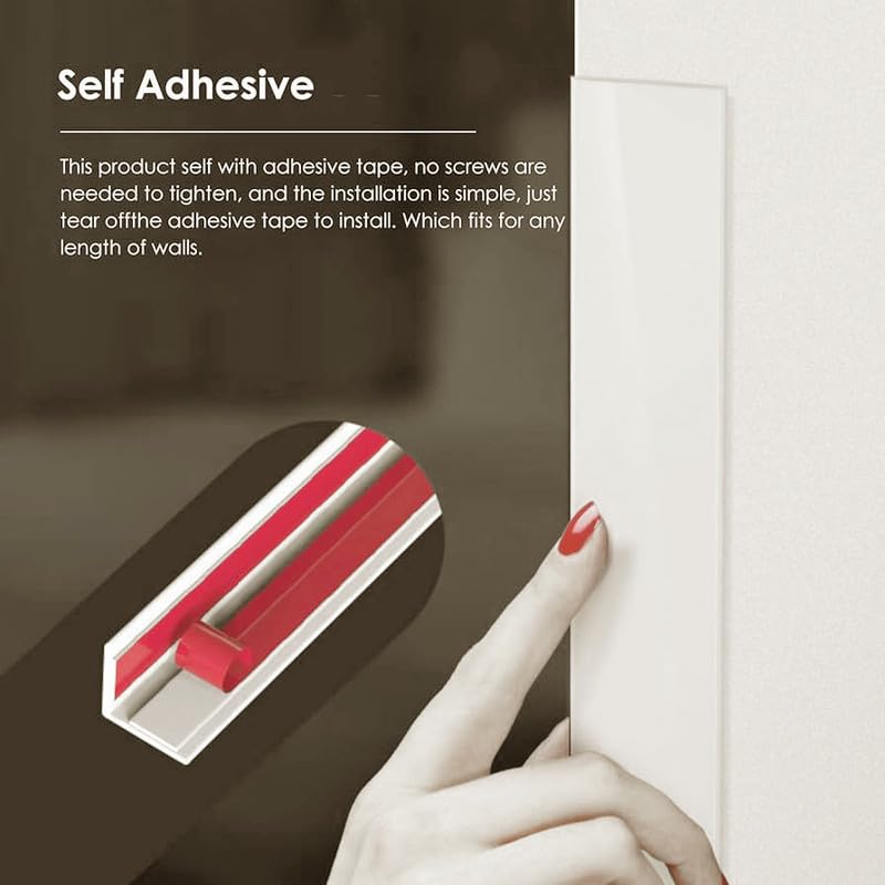Proflex Wall Corner Protector (1-1/2 x 36 In - (6PCS) / Brushed Aluminum)