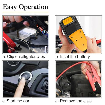 Jumper Cables with Adapter Compatible with Dewalt 20V Battery
