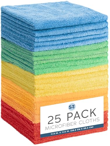 Microfiber Cleaning Cloth (25 Pack)