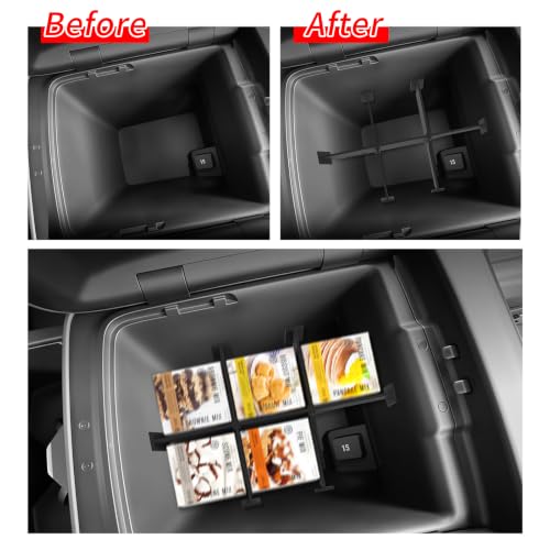Center Console Armrest Box Divider for Kia Telluride 2027 Base Trims (Center Console Armrest Box Divider)