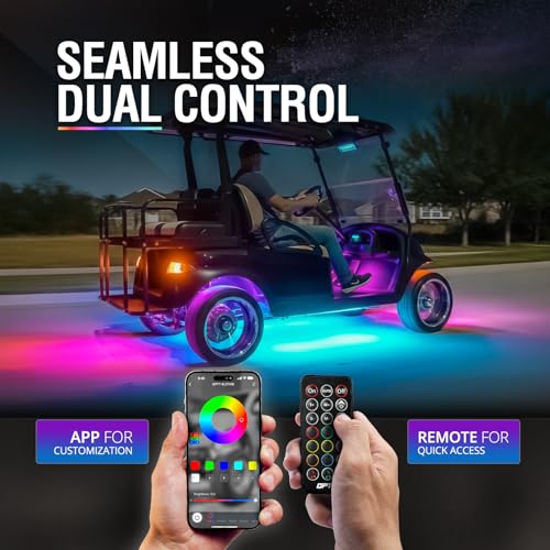 Aura DreamColor 12V Golf Cart Underglow Chasing Light w (3. Golf Cart)