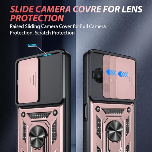 for TCL 50 XL 5G Phone Case (TCL 50 XL 5G（6.78"） / Rose Gold)