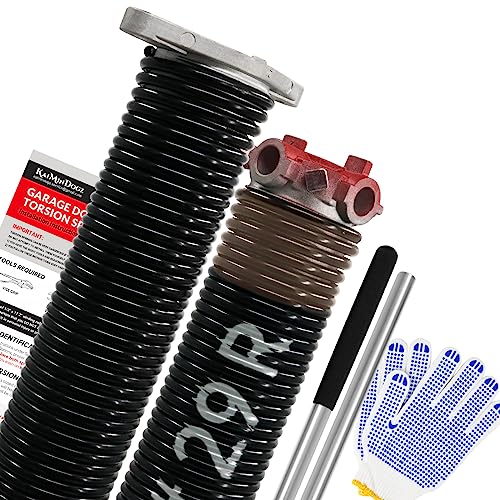 Pair of 1.75" Garage Door Torsion Springs Set with Non (0.234X1.75"X29")