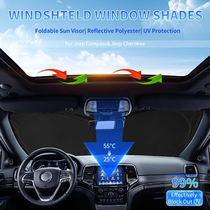 Sunshade for Jeep Compass 2017 (for Compass 2017-2024)