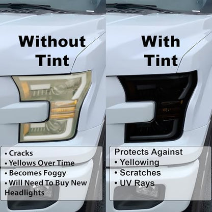 Rear Taillight Tail Light Tint Kit PPF Compatible with Mitsubishi Outlander 2022 (REAR KIT / Dark Smoke)
