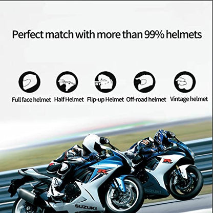 Motorcycle Bluetooth Helmet Intercom Headset