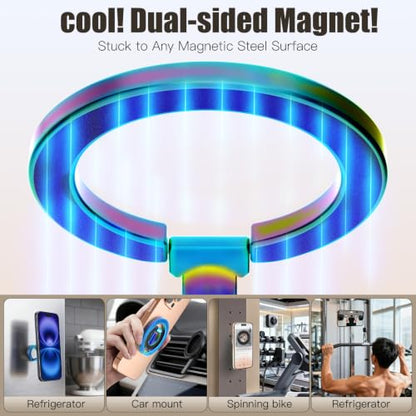 Magnetic Phone Ring Grip for MagSafe Compatible with iPhone17 (Colorful)