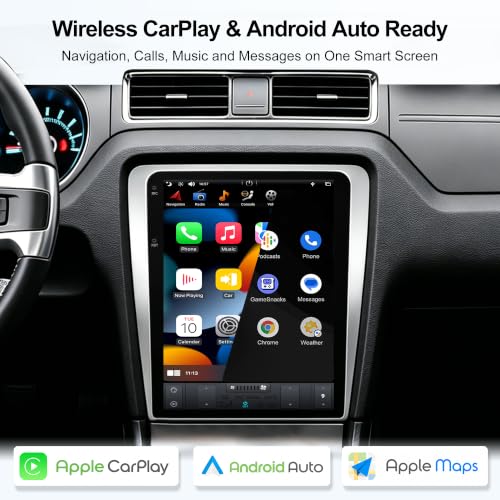12.1 Inch IPS Android Car Stereo Radio Head Unit for Ford Mustang 2010 (PX3 Quad core 2G+32G AUTO & Manual A/C)