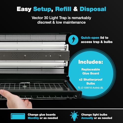 Vector 30 Silver Commercial UV Fly Light Trap (30W Silver)