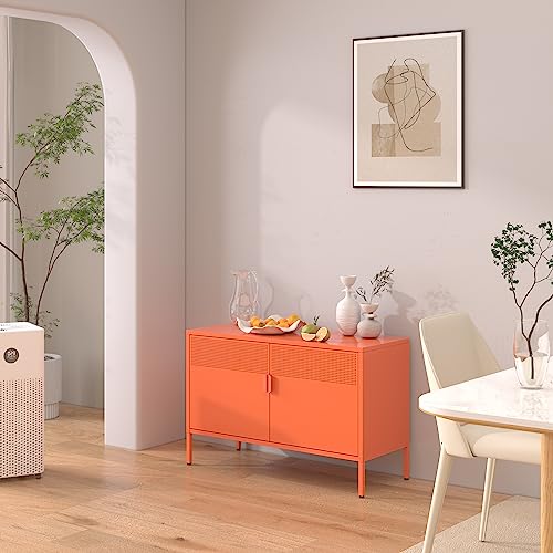 2 Door Accent Cabinet (Orange / 25''H)