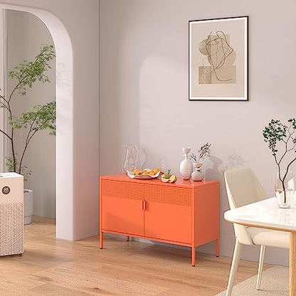 2 Door Accent Cabinet (Orange / 25''H)