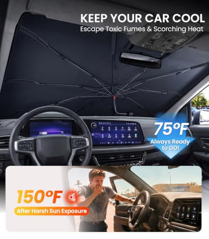 Windshield Sun Shade Umbrella (Chevrolet Tahoe 2020-2026)