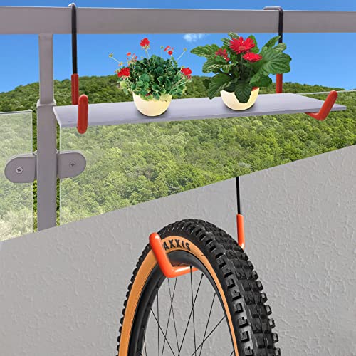 Rafter Hanger Hook Garage Bike Hooks Ladder Hanger Large S Hooks for Hanging (Black)