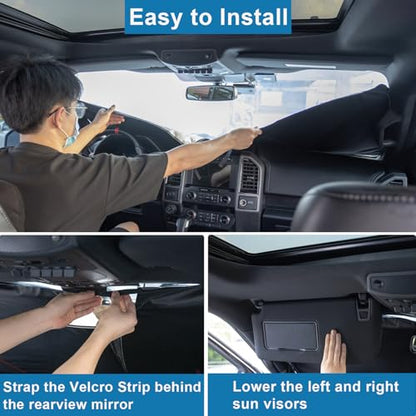 Premium Car Windshield Sun Shade for 2018 (for Honda Accord 2018-2022)