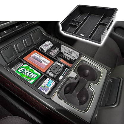 Center Console Organizer Tray For 2015 (Black)