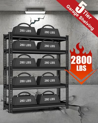 Garage Shelving Heavy Duty (48"W x 18"D x 78"H)