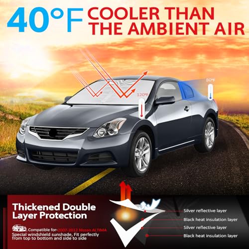 Windshield Sun Shade for 2007 (for 2007-2012 Nissan ALTIMA)