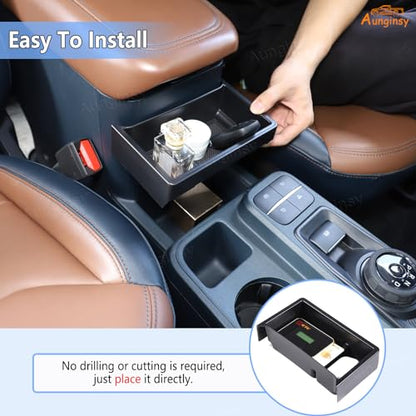 Center Console Organizer Tray Compatible with Ford Maverick 2022 (Storage Box(Small))
