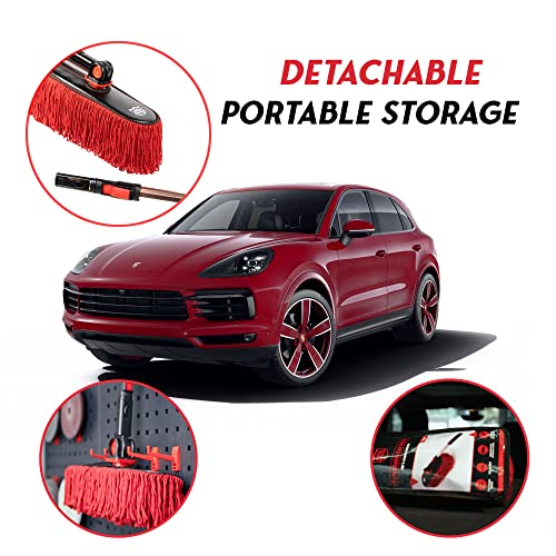 Car Duster Exterior Scratch Free (Red Carduster-cotton)