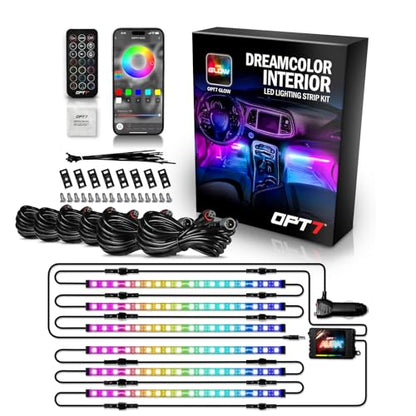 Aura DreamColor RGBIC Interior SUV & Van Lights with App & Remote (6PCS Single Row)