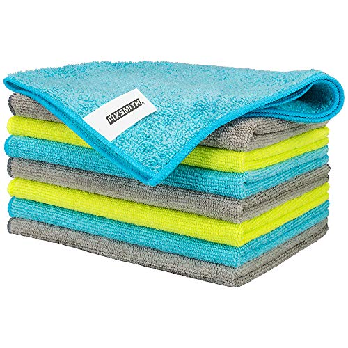 Microfiber Cleaning Cloth (8pk / 3 Colors Assorted)