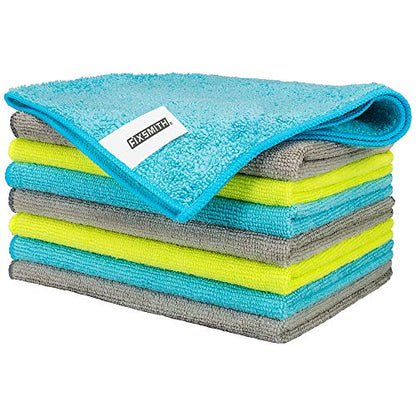 Microfiber Cleaning Cloth (8pk / 3 Colors Assorted)