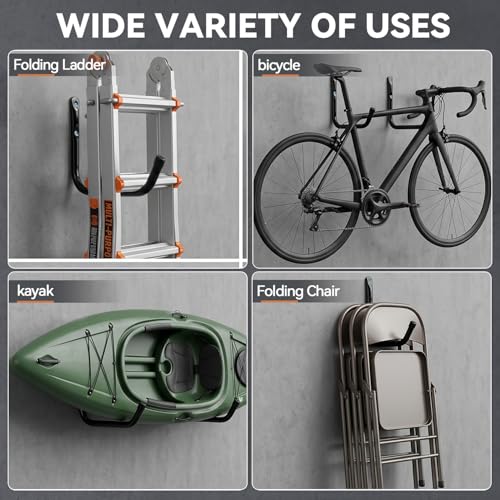 Heavy Duty Garage Storage Hooks (9.5Inch x 13Inch)