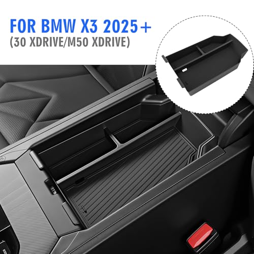 Center Console Organizer & Wireless Charging Protective Mat for BMW X3 2PCS (for BMW X3 2PCS)