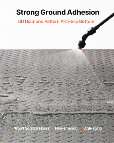 Rubber Flooring Roll (182.1"L x 48.7"W x 0.1"Th)