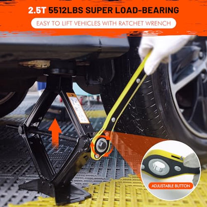 Car Jack Kit 2.5 Ton (Black)