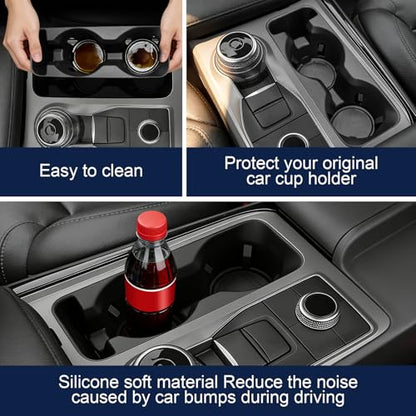 Upgrade Cup Holder Inserts for Ford Explorer 2020 (for Ford Explorer 2020-2024)