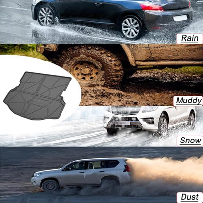 All Weather TPO Cargo Liner Trunk Mat Custom (For 2013-2018 Toyota RAV4 Cargo Mat)