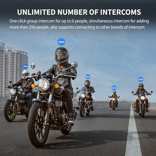 FX Plus Motorcycle Bluetooth Headset (1 Pack)