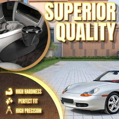BILLFARO Center Console Cup Holder with Base Mount for Porsche Boxster 986 1997