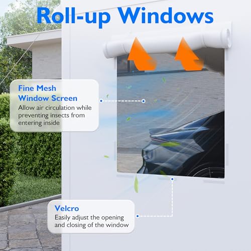 12'x20' Heavy Duty Carport with Reinforced Base and All (12x20 FT(White))