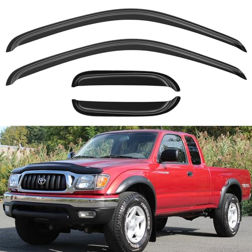 Window Visors Rain Guards for 1995 (1995-2004 Toyota Tacoma Access)