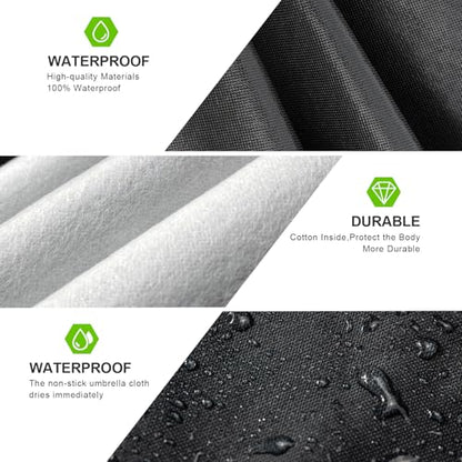Waterproof Car Cover All Weather (A2-Fit sedan length ( 178" to 185") / black)