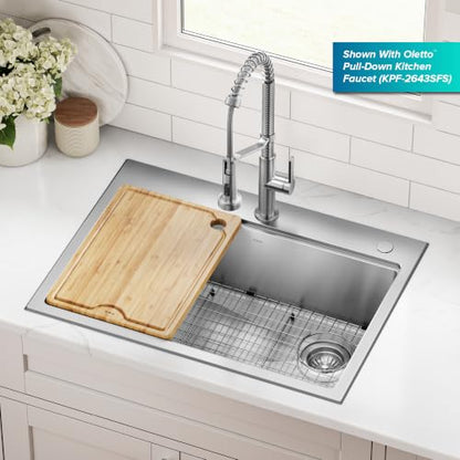 Fairlane 30 in Drop In (30 Inch / Single Bowl Workstation — Drop In)