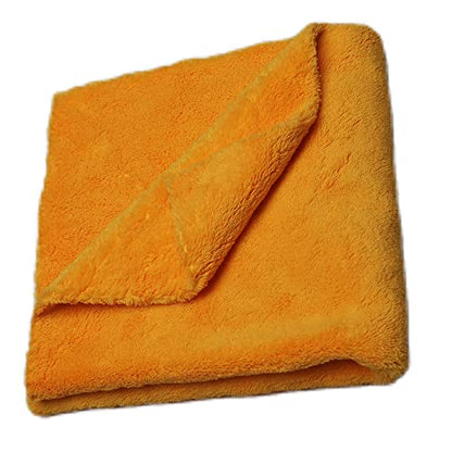 Plush Edgeless Microfiber Towel for Car (6Pack / Orange)