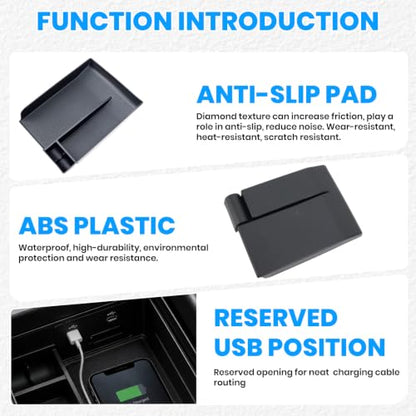 Center Console Organizer Compatible with Mazda CX (CX90 CX70)
