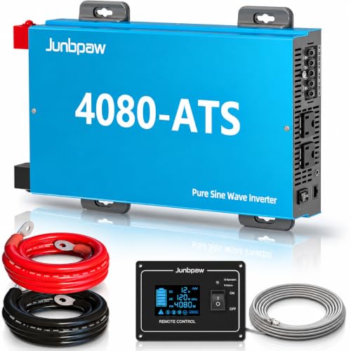 4080VA Pure Sine Wave Inverter 12V to 120V with ATS
