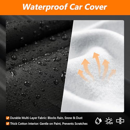 Waterproof Car Cover for BMW Z3 Z4 E85 E86 M Roadster M Coupe 1996 (Black / for BMW Z3 Z4 1996-2008)