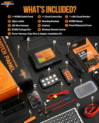 8 Gang Switch Panel RC (RC800-8 Gang With Wireless Remote)