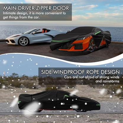Car Cover for 2020 (for 210D 2020-2023 Corvette C8)