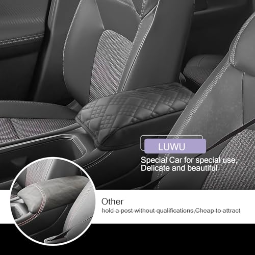 2025 2026 Kicks Center Console Cover Compatible with 2025 2026 Nissan Kicks Accessories 2025 2026 Kicks S (2025 2026 Kicks Thick Black)