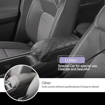2025 2026 Kicks Center Console Cover Compatible with 2025 2026 Nissan Kicks Accessories 2025 2026 Kicks S (2025 2026 Kicks Thick Black)
