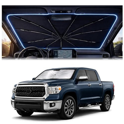 Car Windshield Sun Shade Umbrella for Toyota Tundra 2007 (For Toyota Tundra 2007-2021)