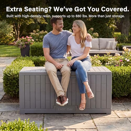Outdoor Storage Box (Grey / 100 Gallon)