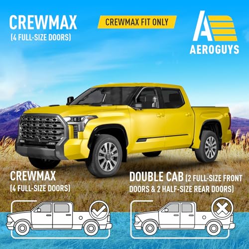 Extra Durable Window Deflectors in (For Toyota Tundra 22-26)